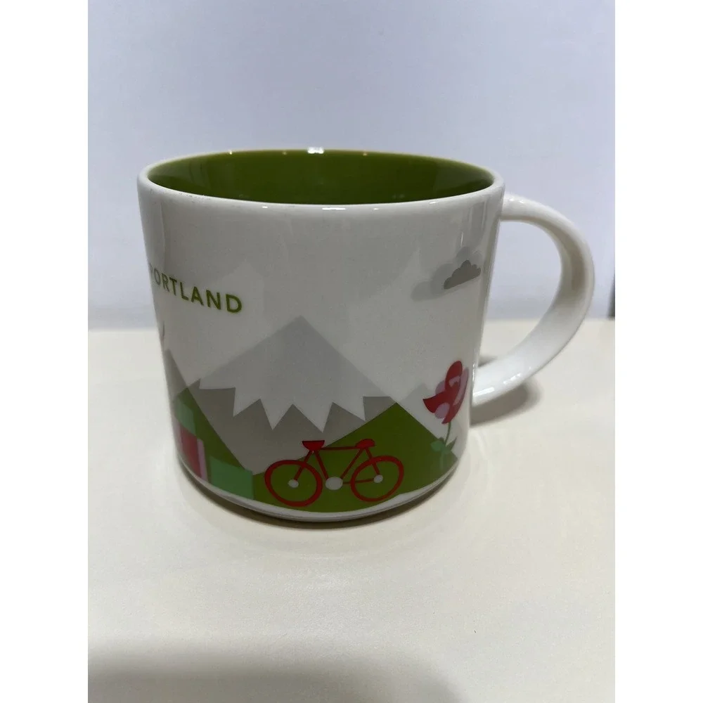 Starbucks Portland You Are Here Collection 14oz Coffee Cup Mug Collectible